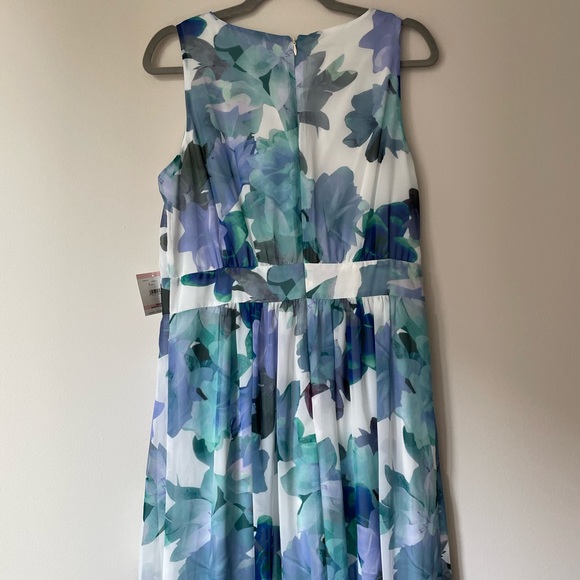 NWT Anne Klein Floral Floor Length Gown - Picture 6 of 6